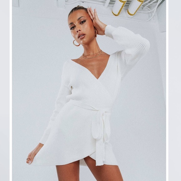 Princess Polly Phenix Mini Dress White - Picture 3 of 6